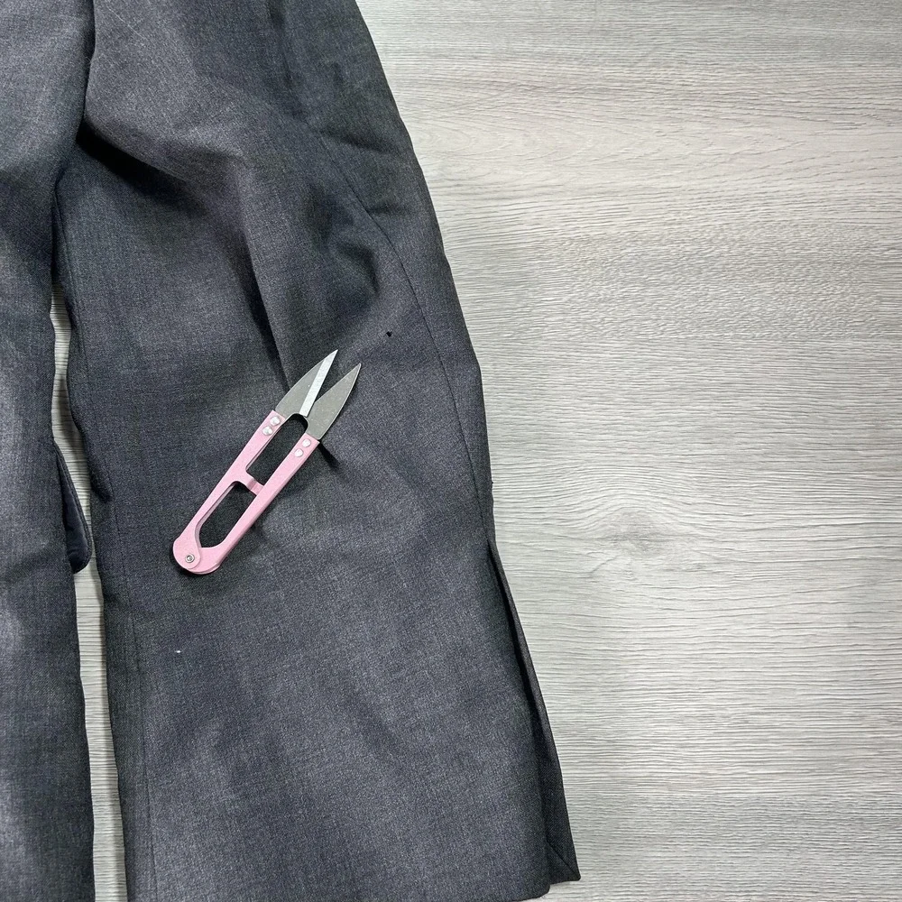 Jos. A. Bank Blazer Mens 42L Gray Classic Collection Wool 2‎ Button Sport Coat